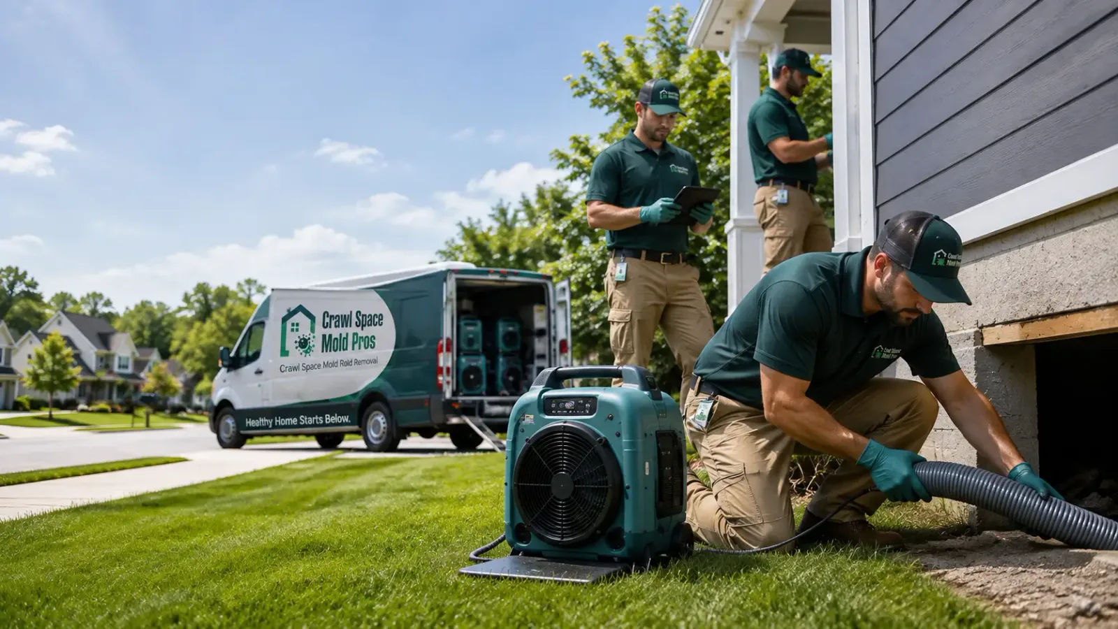 Crawl Space Mold Removal in Clarence, NY